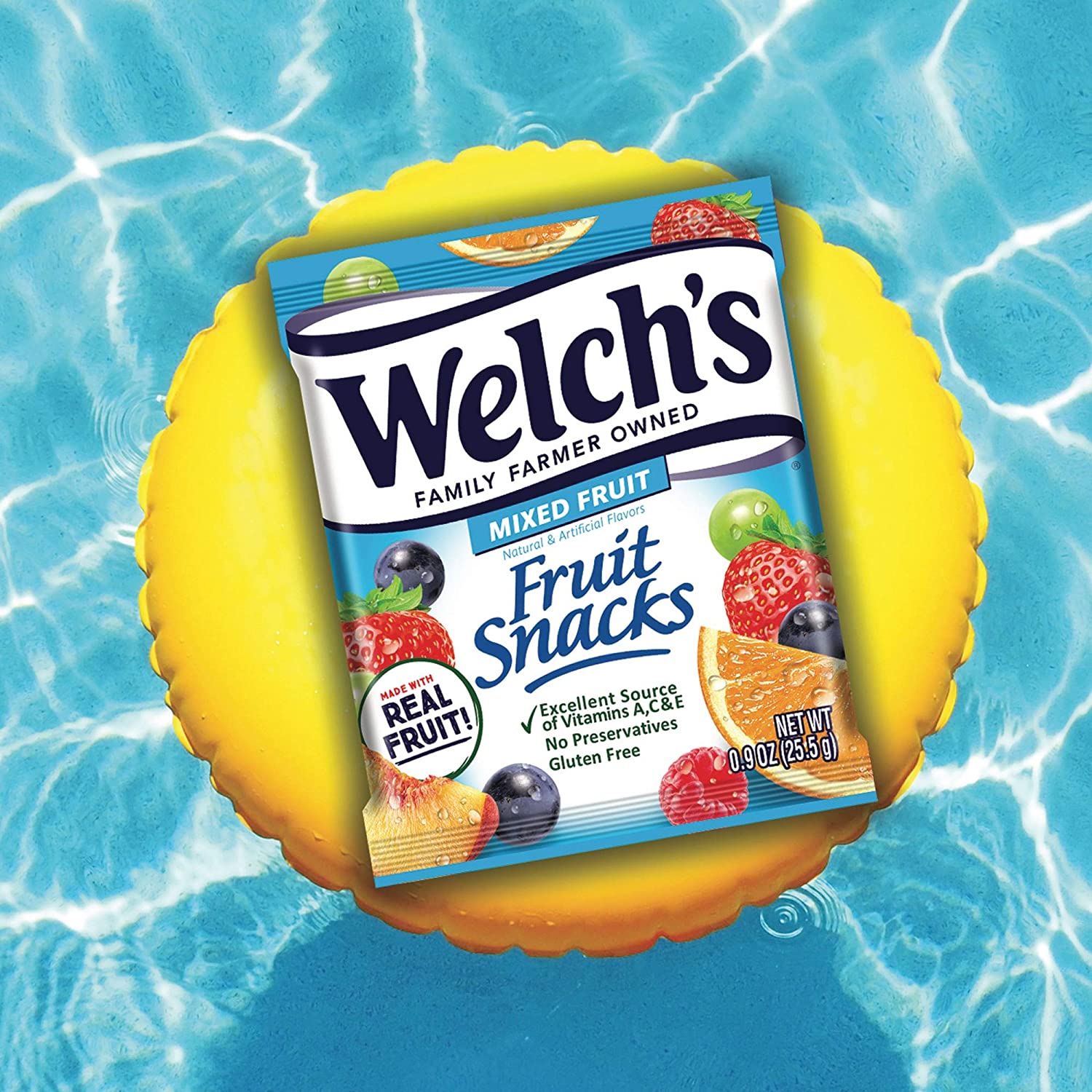 Welch's Fruit Snacks, Mixed Fruit, Gluten Free, Bulk Pack, 0.9 oz Individual Single Serve Bags - Image 3