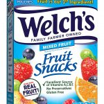 Welch’s Fruit Snacks, Mixed Fruit, Gluten Free, Bulk Pack, 0.9 oz Individual Single Serve Bags