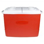 50 Qt. Insulated Modern Red Cooler