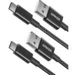 USB Type C Cable, Anker [2-Pack 6Ft] Premium Nylon USB-C to USB-A Fast Charging Type C Cable